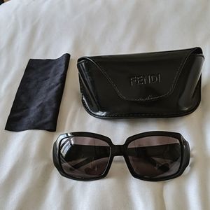 Vintage Fendi Black Sunglasses